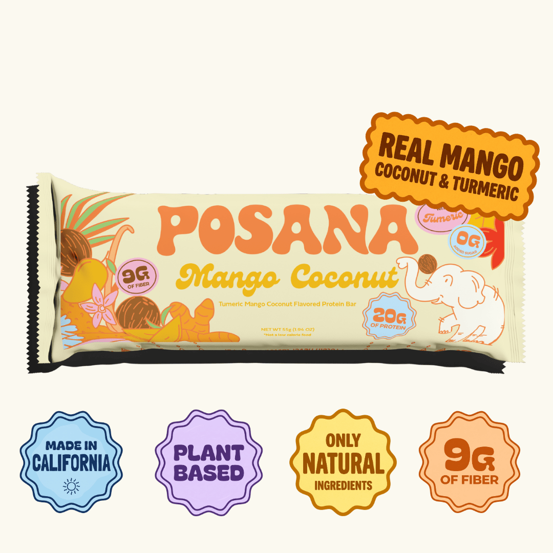 Posana Mango Coconut Turmeric (12 - pack) - Vegan America