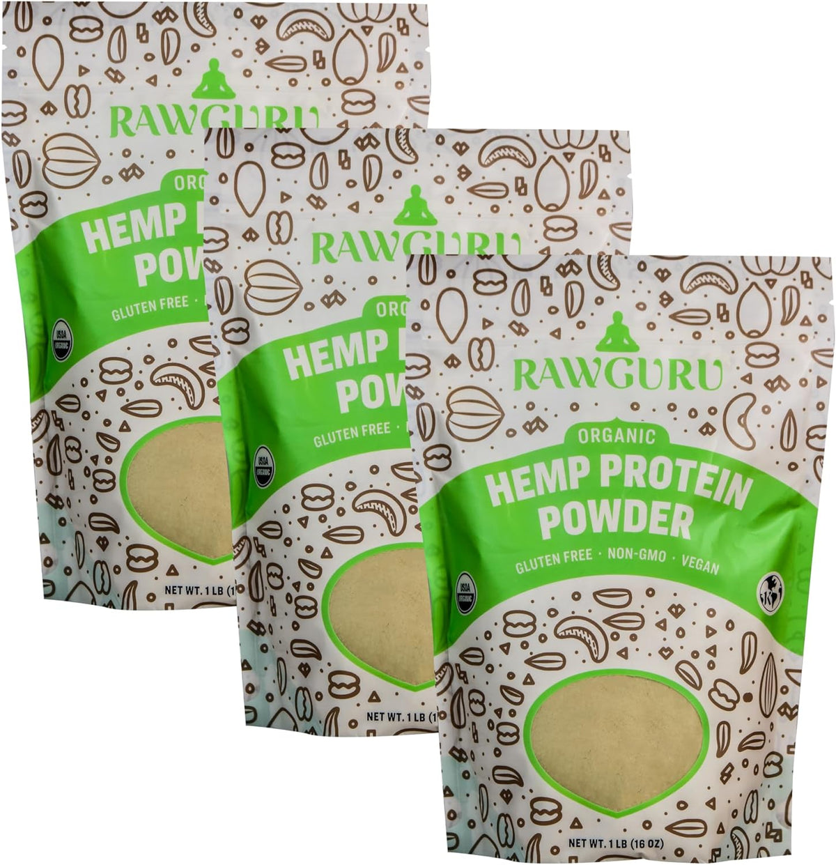 Hemp Protein Powder - 16oz - Vegan America
