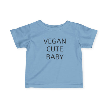 Vegan Baby Tee, Cute Infant T-Shirt, Organic Cotton Toddler Shirt, Eco - Friendly Baby Gift, Baby Shower Present - Vegan America