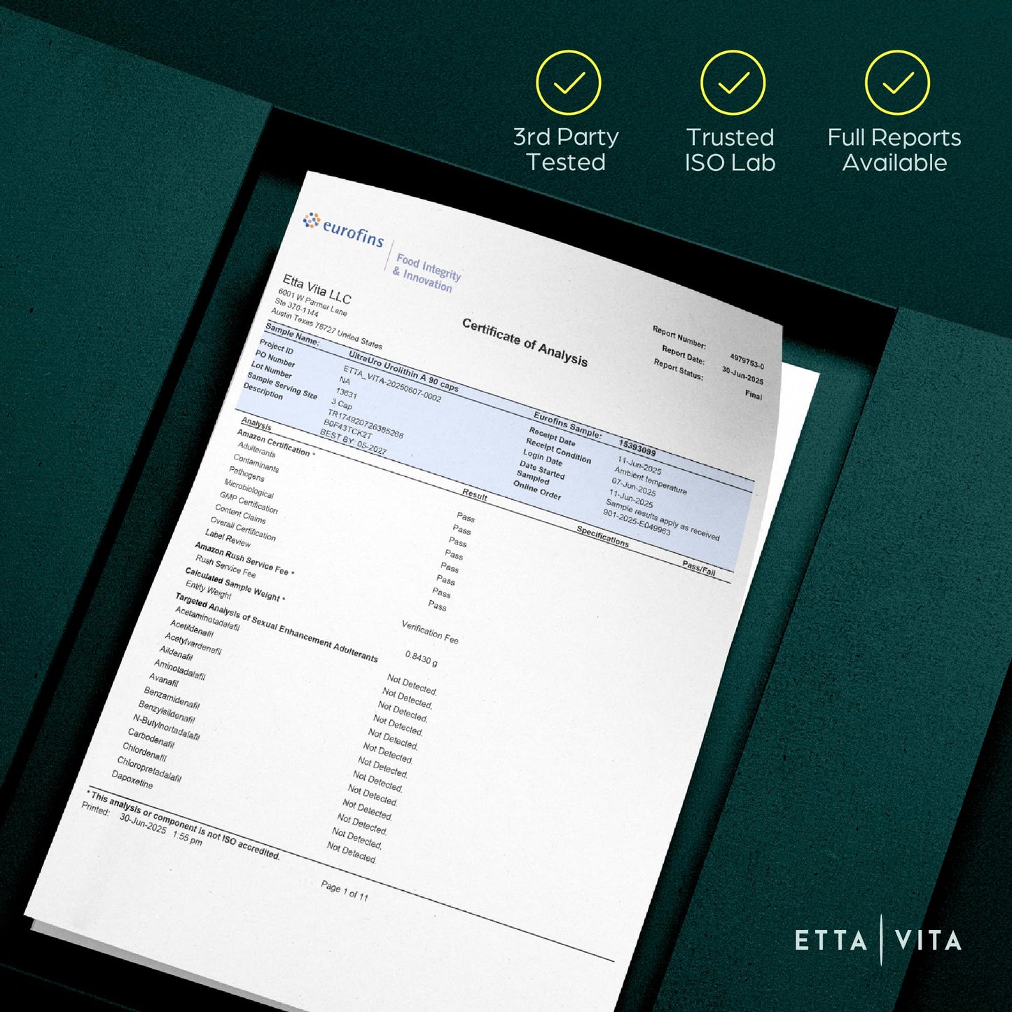 Urolithin - A Complex w Shilajit, Organic Sea Moss, Ashwagandha & Tongkat Ali - Vegan America