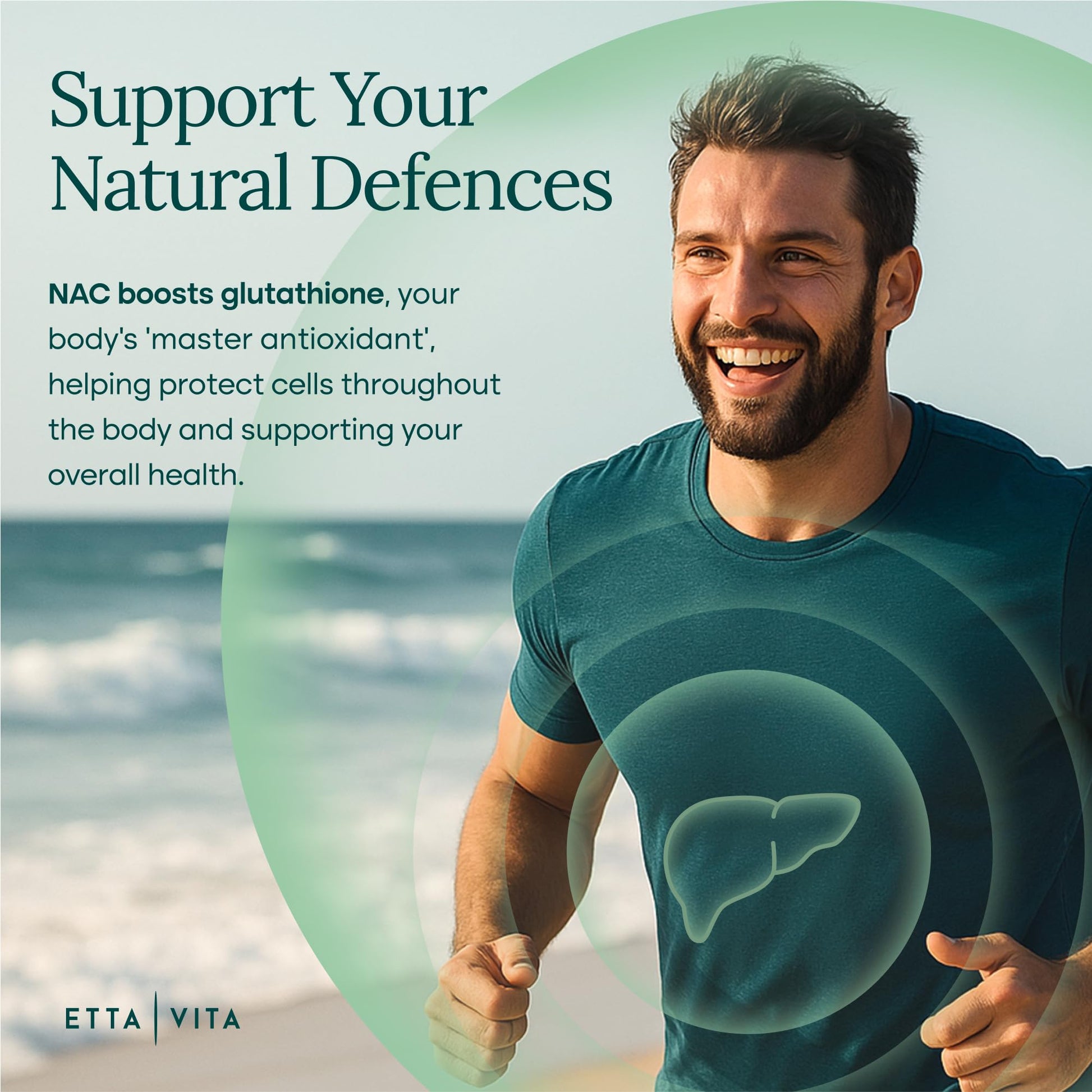 NAC Supplement N - Acetyl Cysteine 600mg with Quercetin, Milk Thistle, Molybdenum & Selenium - Vegan America