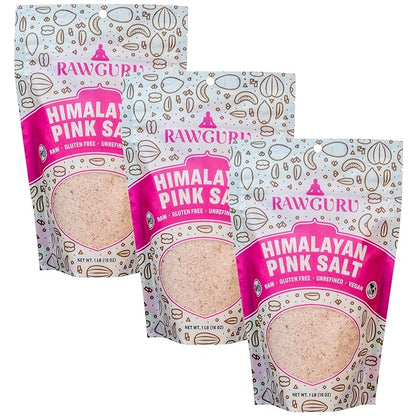 RawGuru Himalayan Pink Crystal Salt - 16 oz - Vegan America