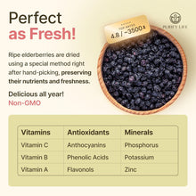 Wildcrafted Dried Elderberries - Bulk Supply - 1lb - Natural High Quality Ingredients