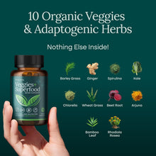 Organic Fruits & Veggies Capsules – Daily Whole Food Nutrition for Energy & Wellness – 180 Vegan Capsules - Vegan America