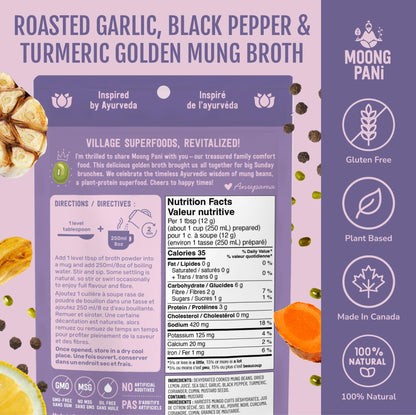 Roasted Garlic & Turmeric Golden Mung Sipping Broth | 9 Cups - Vegan America