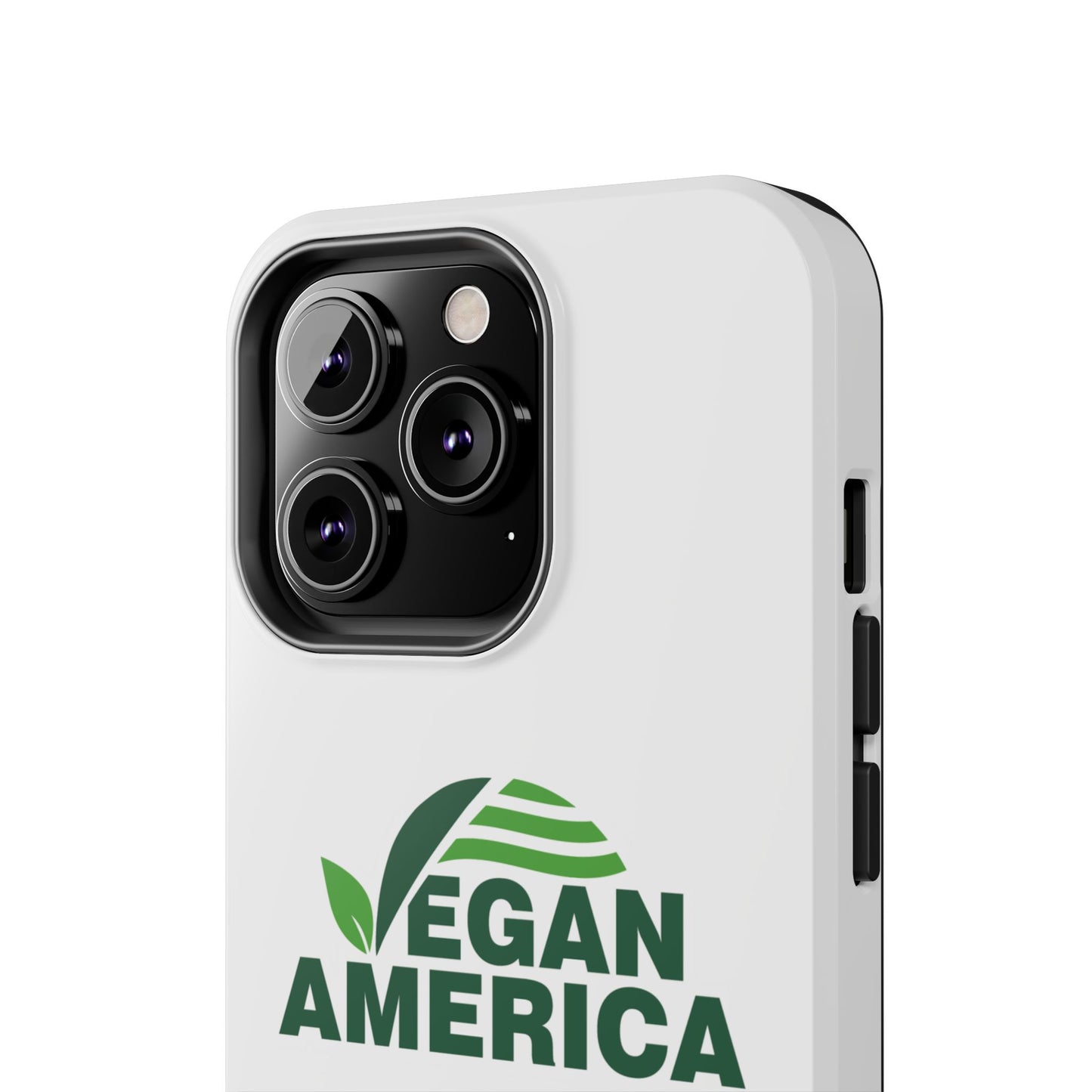 Vegan America Tough Phone Case — Eco - Friendly Plant Logo Protective Cover - Vegan America