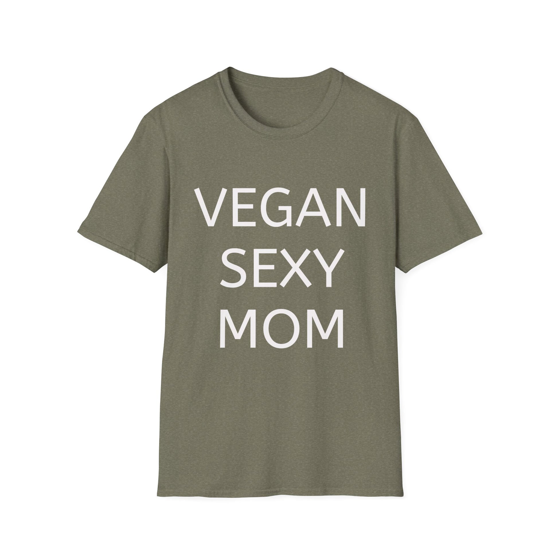 Vegan Sexy Mom T-Shirt | Casual Wear, Gift for Moms, Eco - Friendly Fashion, Funny Tee, Plant - Based Lifestyle - Vegan America