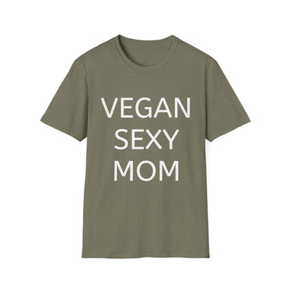 Vegan Sexy Mom T-Shirt | Casual Wear, Gift for Moms, Eco - Friendly Fashion, Funny Tee, Plant - Based Lifestyle - Vegan America