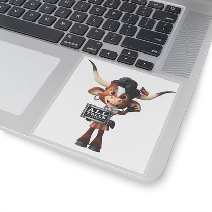 Kiss - Cut Stickers - Vegan America