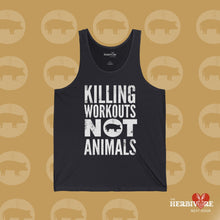 Killing Workouts Not Animals! - Unisex Jersey Tank - Vegan America