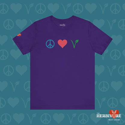Peace Love Vegan - Unisex - Vegan America