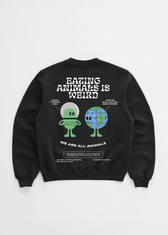 Eating Animals Is Weird Crewneck - Vegan America