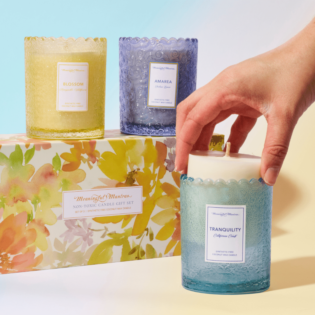 Summer Non - Toxic Candle Gift Set - Vegan America