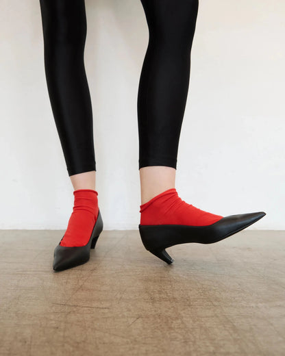 Siren Heels kitten heels style shoes made of grape - based vegan leather - Vegan America