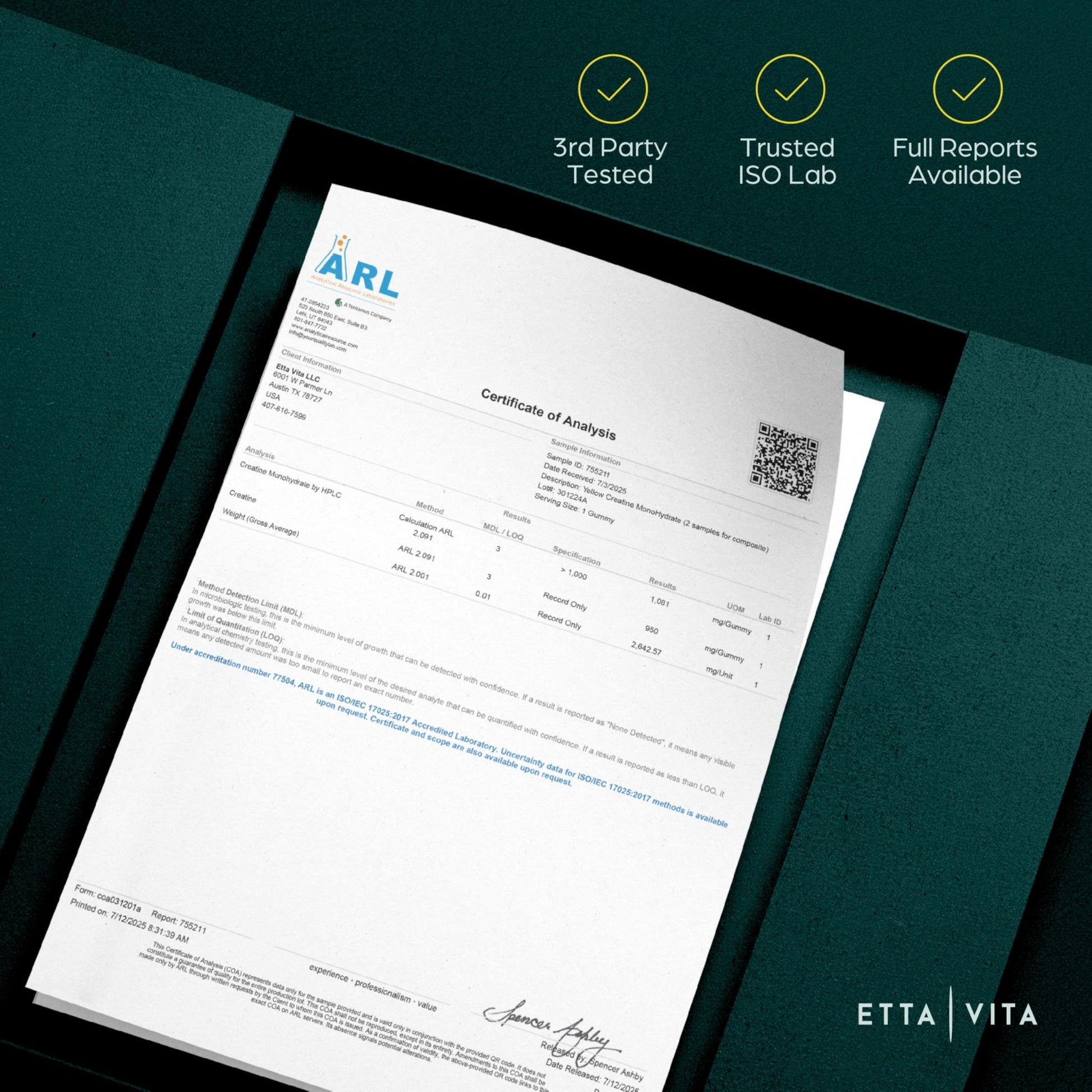 Potent Creatine Gummies for Men & Women [Lemon Drops Candy Flavor] - Vegan America