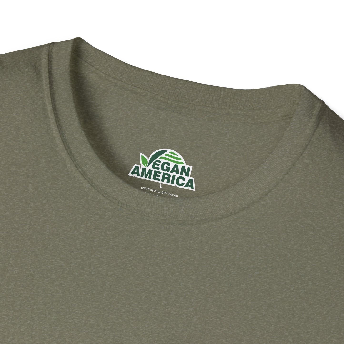 Unisex Vegan America T-Shirt, Eco - Friendly Apparel, Plant - Based Lifestyle Shirt, Perfect Gift for Vegans, Animal Rights Awareness Wear - Vegan America