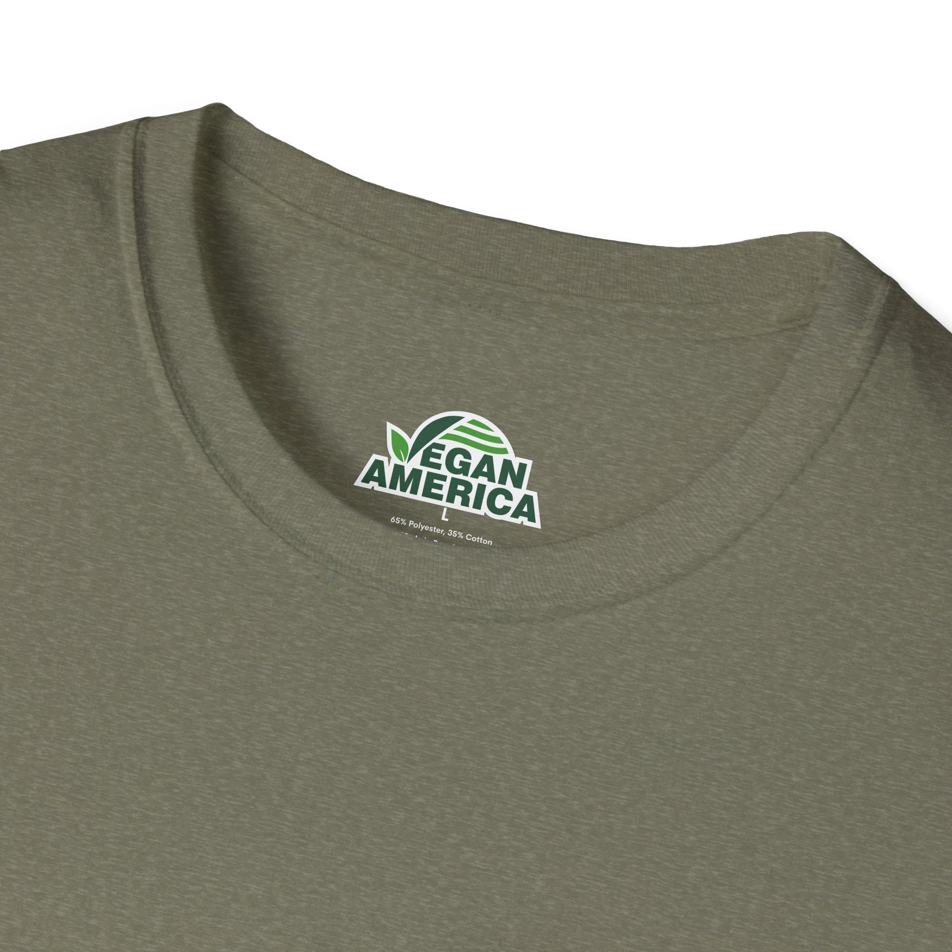 Unisex Vegan America T-Shirt, Eco - Friendly Apparel, Plant - Based Lifestyle Shirt, Perfect Gift for Vegans, Animal Rights Awareness Wear - Vegan America