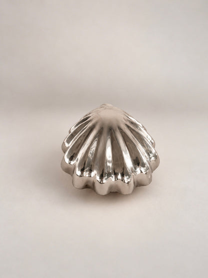 Handmade Solid Silver Caviar Shell