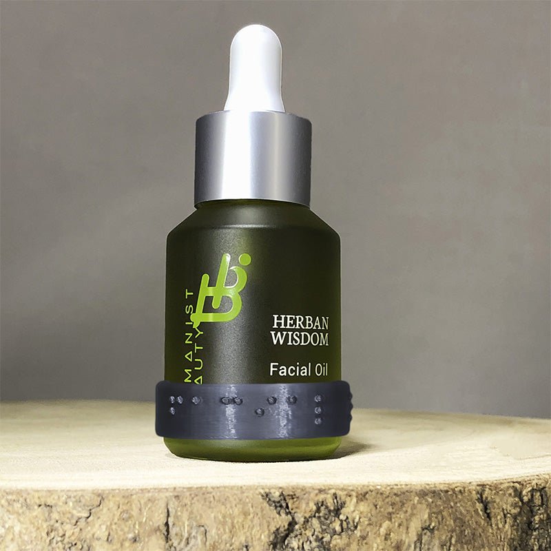Herban Wisdom® Facial Oil Braille ID Band - Vegan America