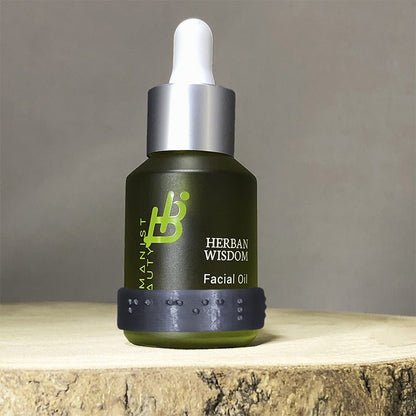 Herban Wisdom® Facial Oil Braille ID Band - Vegan America