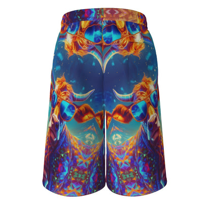Men's Swaggy Cow Tether Knee Shorts