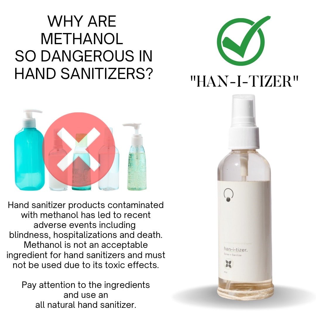 Natural Hand Sanitizer & Bug Repellent Hanitizer