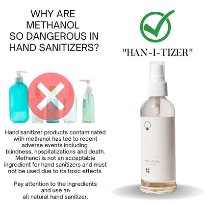 Natural Hand Sanitizer & Bug Repellent Hanitizer