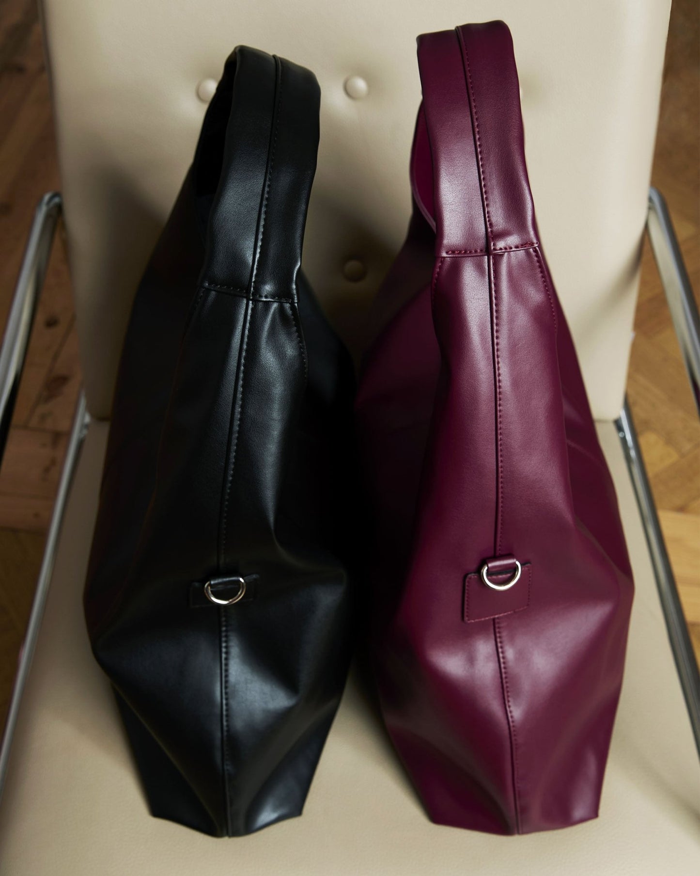Bohema Slouchy Shopper Bag Burgund - Vegan America