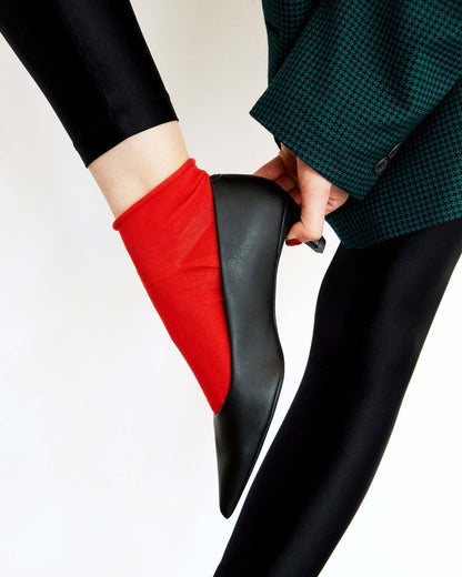Siren Heels kitten heels style shoes made of grape - based vegan leather - Vegan America