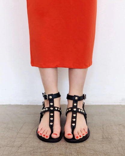 Nox Sandals gladiator sandals made of grape - based vegan leather - Vegan America
