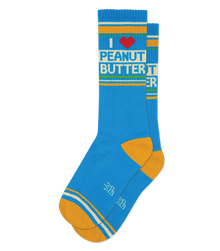 I Love Peanut Butter Socks from Gumball Poodle
