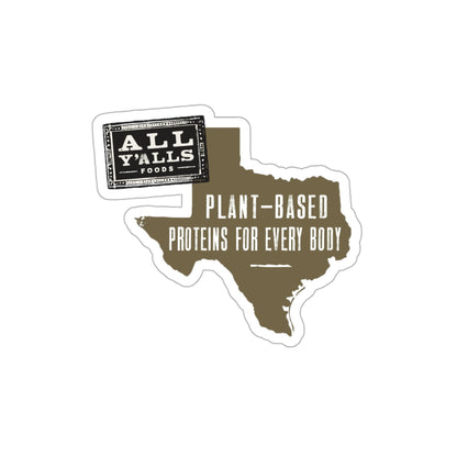 All Y'alls Die - Cut Stickers - Vegan America