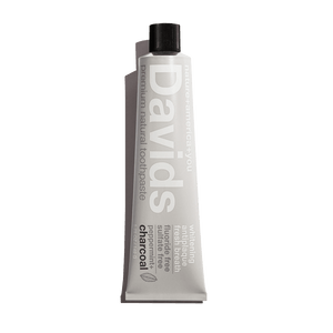 Davids Premium Toothpaste - Charcoal+Peppermint - Vegan America
