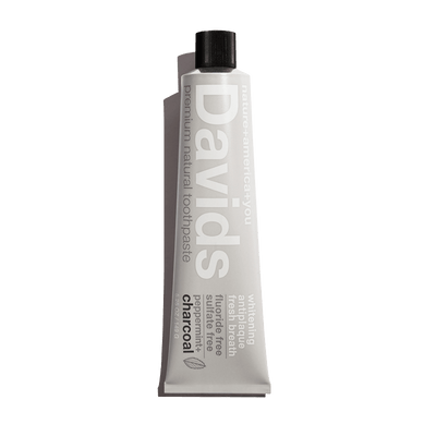Davids Premium Toothpaste - Charcoal+Peppermint - Vegan America