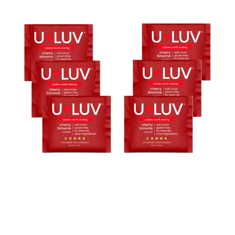 Cherry Brownie Cookie 6 Pack