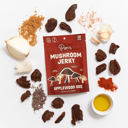 Applewood BBQ Mushroom Jerky - Vegan America