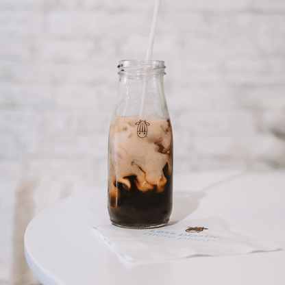 Glass Creamer Bottles - Set of 2