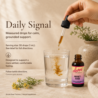 Anxiet-Ease Tincture | Calm & Clarity | 1 oz