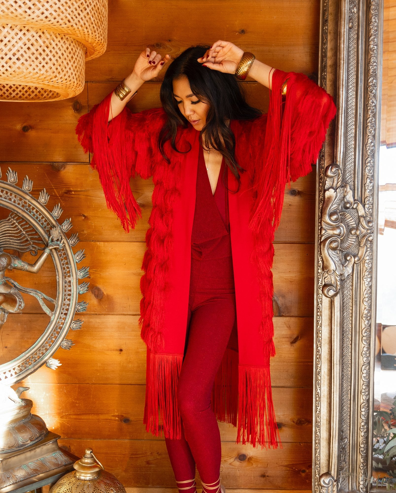 AFE ROBE - CRIMSON - Vegan America