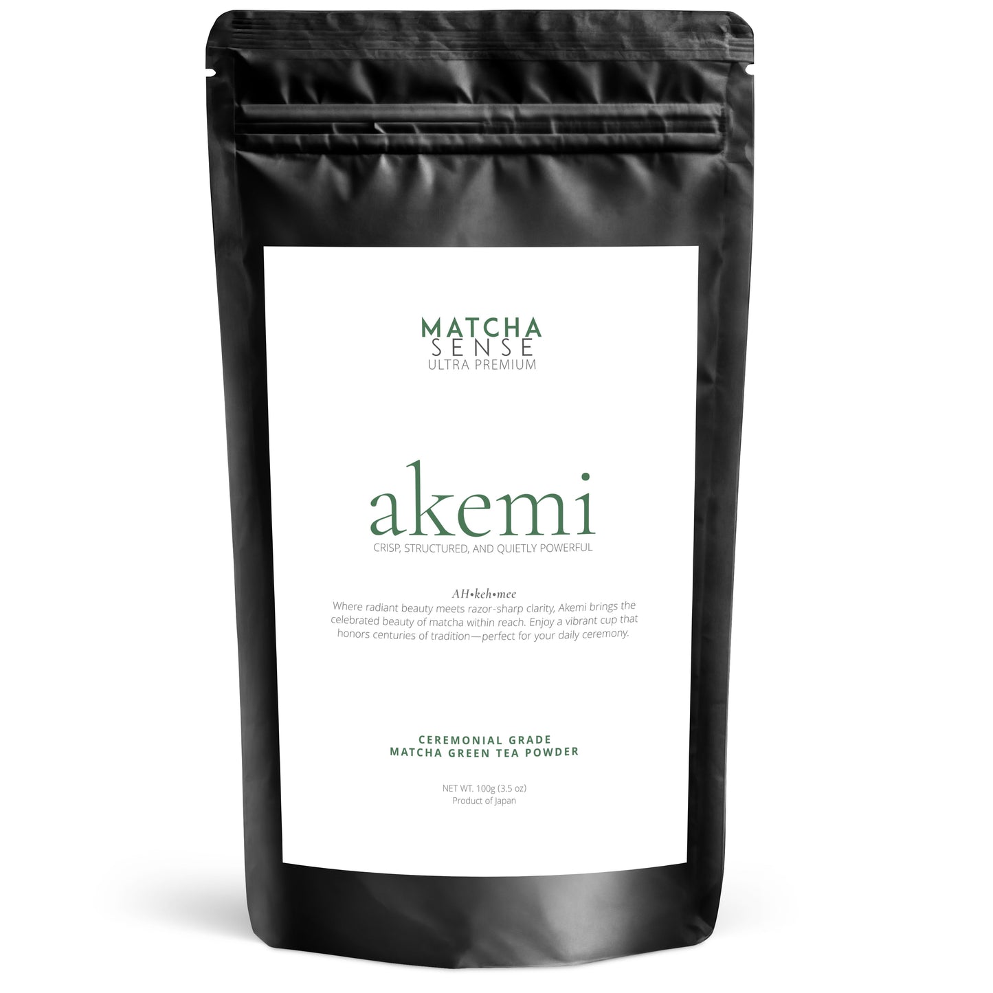 Ceremonial Grade Matcha Green Tea Powder — Akemi