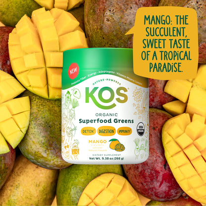 Organic Superfood Greens - Mango Flavor