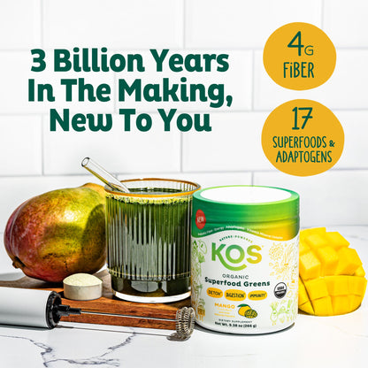 Organic Superfood Greens - Mango Flavor