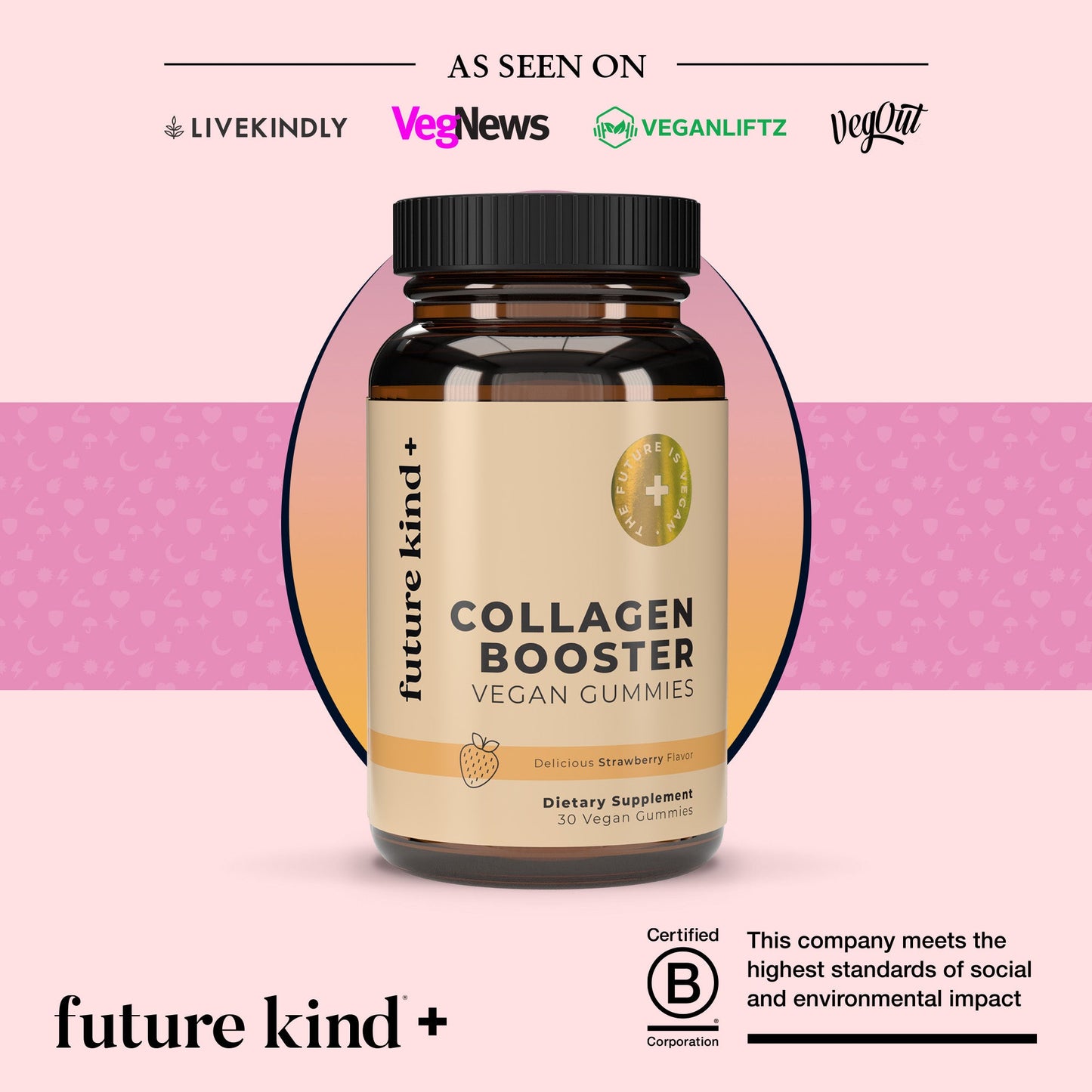 Vegan Collagen Booster Biotin Gummies