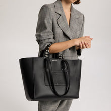 Archive Tote - Noir + Silver