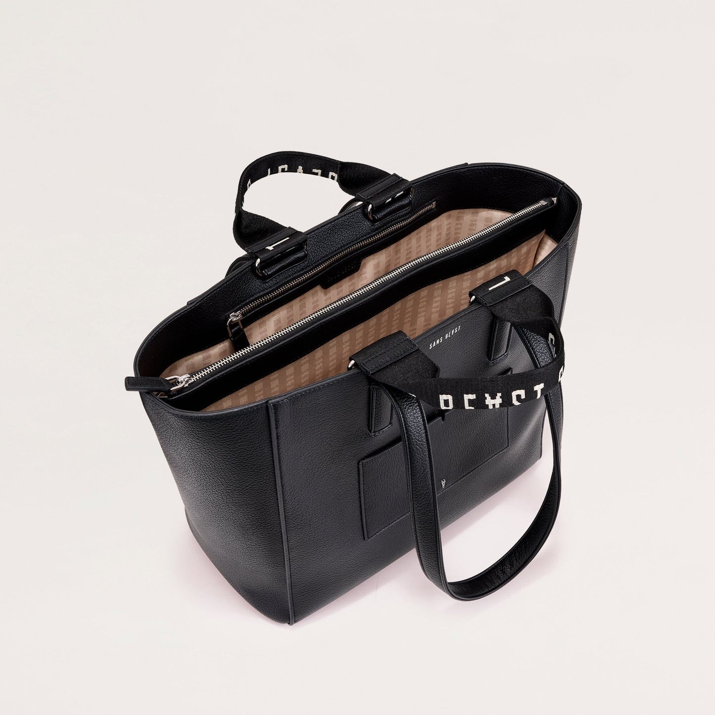 Archive Tote - Noir + Silver