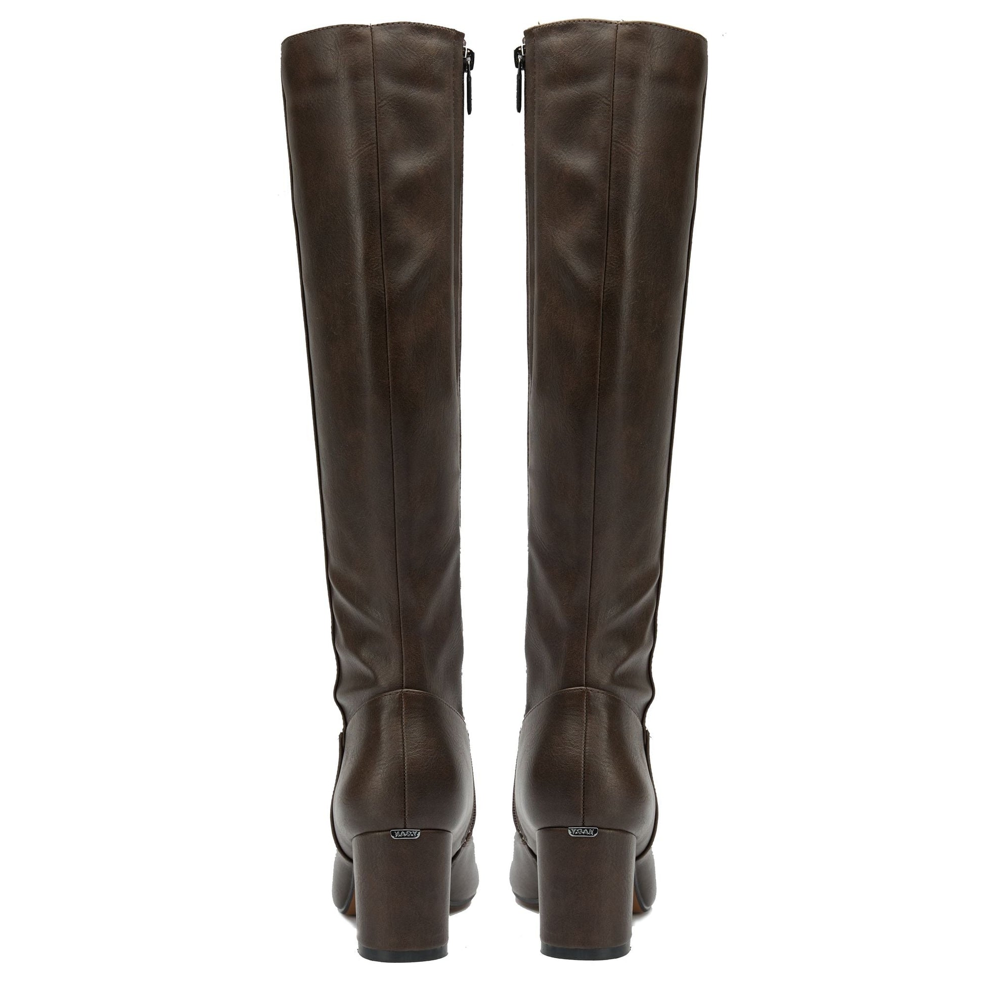 Avocado Knee High Boots - Vegan America