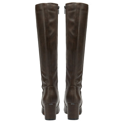 Avocado Knee High Boots - Vegan America