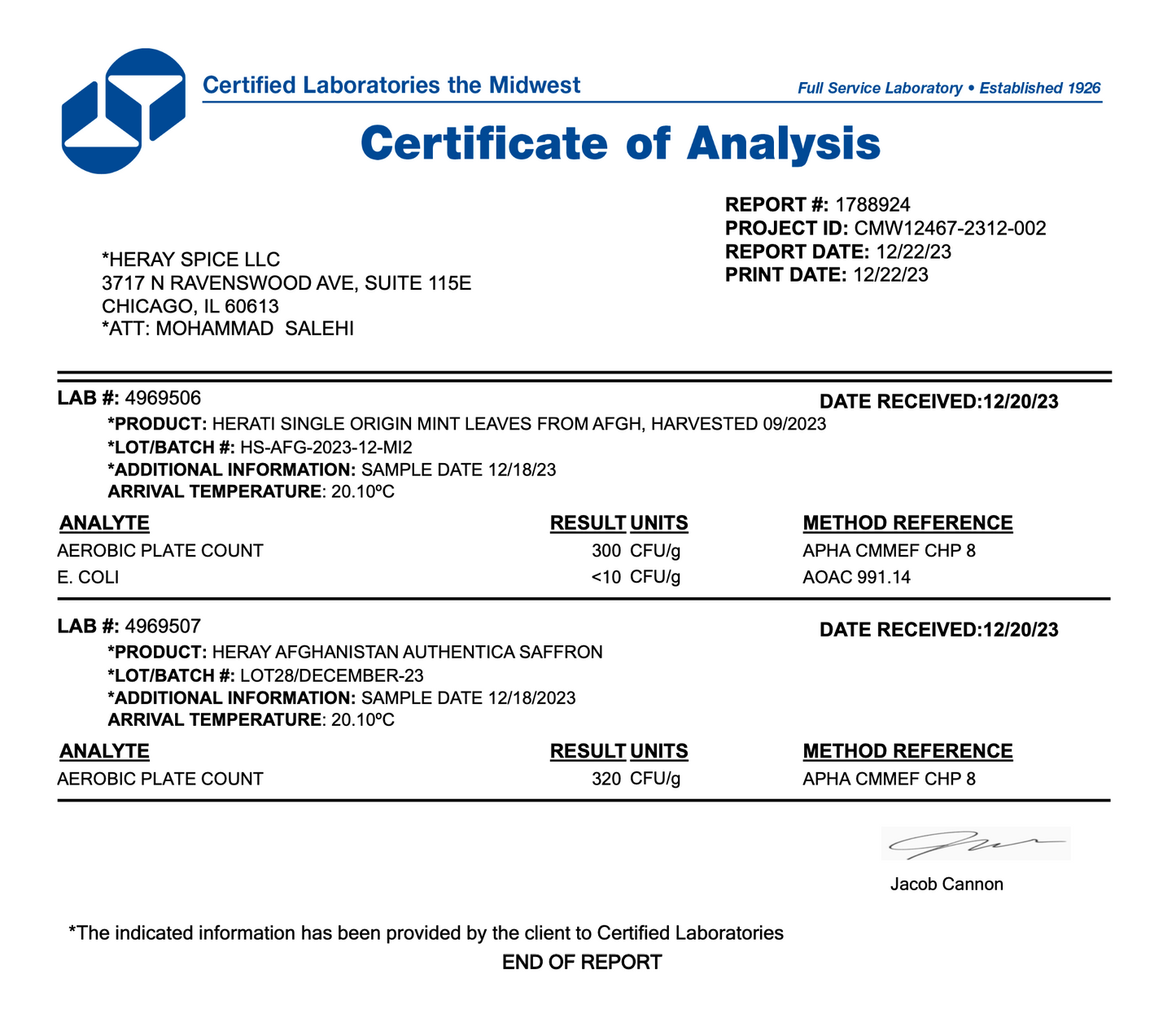 Herati Mint Leaves (peppermint) 1 Oz