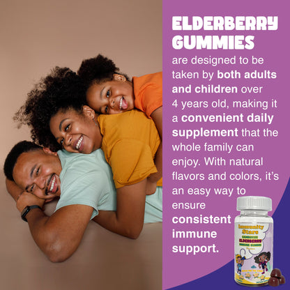 Kids Multivitamin & Immune Boost Bundle Kids Vitamin Gummies + Elderberry Gummies with Vitamin C & Zinc Bundle
