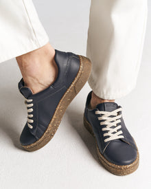 JACOB plant-based sneakers – navy blue